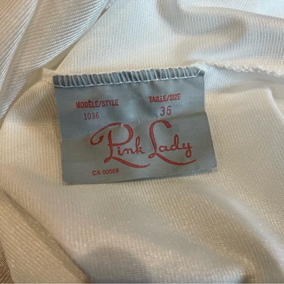 Vintage Pink Lady white nylon camisole - Picture 9 of 9